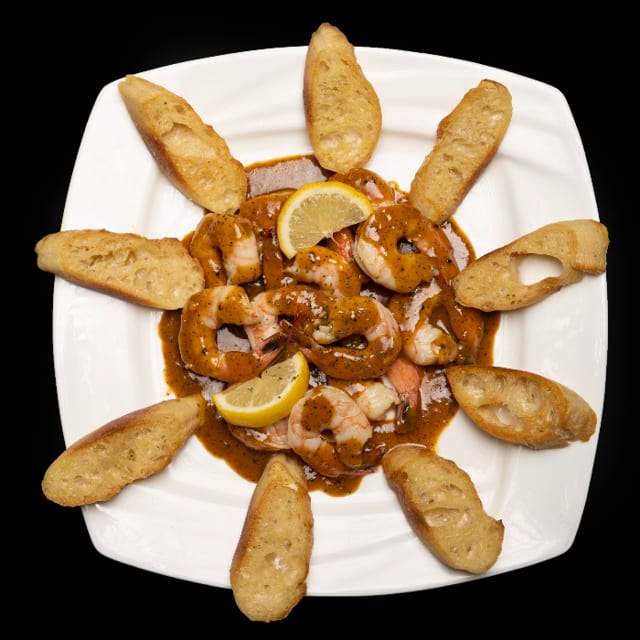 New Orleans Barbecue Shrimp.